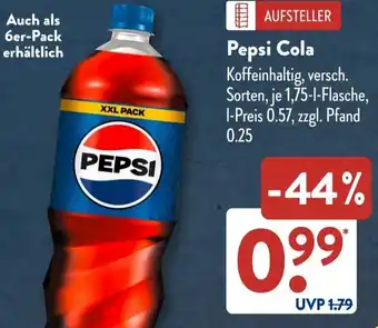 Aldi Süd Pepsi Cola Angebot