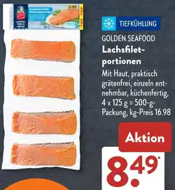 Aldi Süd GOLDEN SEAFOOD Lachsfiletportionen Angebot