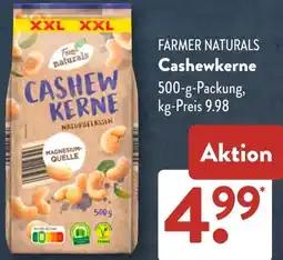 Aldi Süd FARMER NATURALS Cashewkerne Angebot