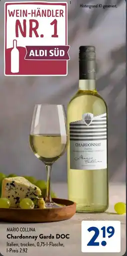 Aldi Süd MARIO COLLINA Chardonnay Garda DOC Angebot