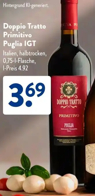 Aldi Süd Doppio Tratto Primitivo Puglia IGT Angebot