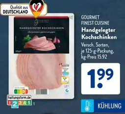 Aldi Süd GOURMET FINEST CUISINE Handgelegter Kochschinken Angebot