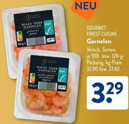 Aldi Süd GOURMET FINEST CUISINE Garnelen Angebot