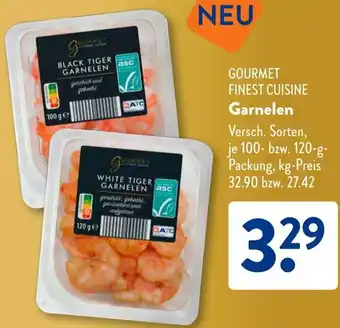 Aldi Süd GOURMET FINEST CUISINE Garnelen Angebot