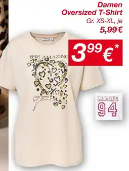 KiK Damen oversized t-shirt Angebot