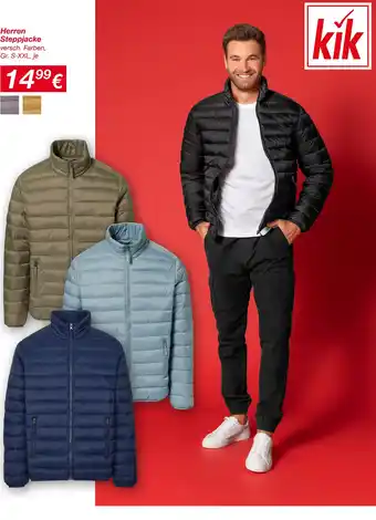 KiK Herren steppjacke Angebot