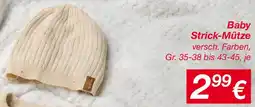 KiK Baby Strick-Mütze Angebot