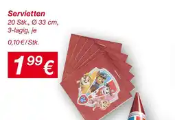 KiK Servietten Angebot