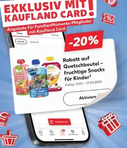 Kaufland Bio erdbeer banane apfel quetschbeutel Angebot
