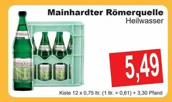 Getränke Göbel Mainhardter Römerquelle Heilwasser Angebot