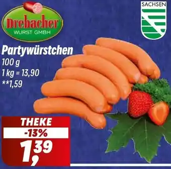 Simmel Drebacher Partywürstchen Angebot