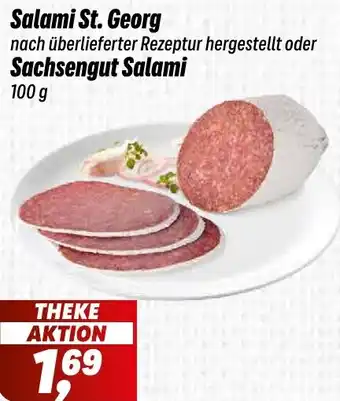 Simmel Salami St. Georg oder Sachsengut Salami Angebot
