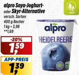 Simmel alpro Soya-Joghurt oder Skyr-Alternative Angebot