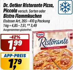 Simmel Dr. Oetker Ristorante Pizza, Piccola oder Bistro Flammkuchen Angebot