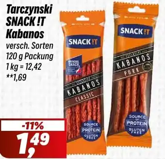Simmel Tarczynski SNACK!T Kabanos Angebot