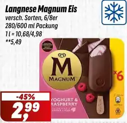 Simmel Langnese Magnum Eis Angebot