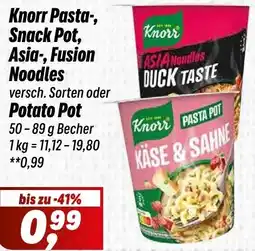 Simmel Knorr Pasta-, Snack Pot, Asia-, Fusion Noodles oder Potato Pot Angebot