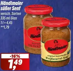 Simmel Händlmaier süßer Senf Angebot