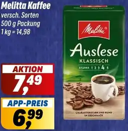 Simmel Melitta Kaffee Angebot