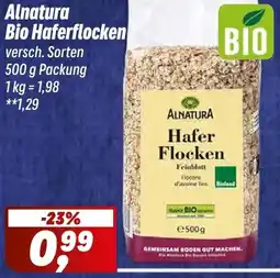 Simmel Alnatura Bio Haferflocken Angebot