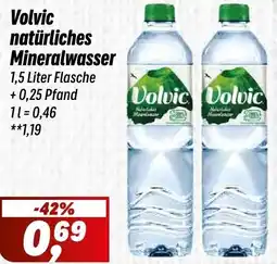 Simmel Volvic natürliches Mineralwasser Angebot