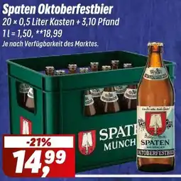 Simmel Spaten Oktoberfestbier Angebot