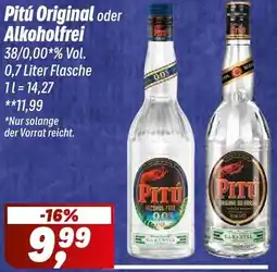Simmel Pitú Original oder Alkoholfrei Angebot