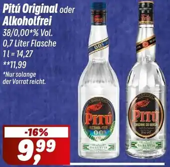 Simmel Pitú Original oder Alkoholfrei Angebot