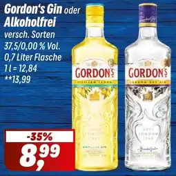 Simmel Gordon's Gin oder Alkoholfrei Angebot