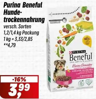 Simmel Purina Beneful Hundetrockennahrung Angebot