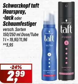 Simmel Schwarzkopf taft Haarspray, -lack oder Schaumfestiger Angebot