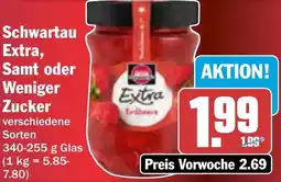 AEZ Schwartau Extra, Samt oder Weniger Zucker Angebot