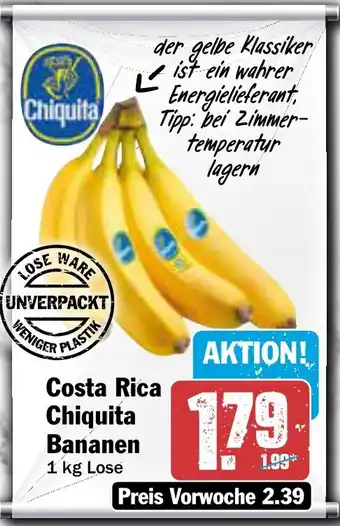 AEZ Costa Rica Chiquita Bananen Angebot