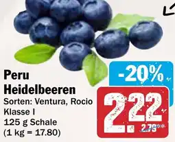 AEZ Peru Heidelbeeren Angebot