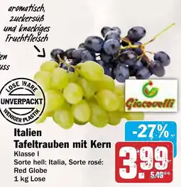 AEZ Italien Tafeltrauben mit Kern Angebot