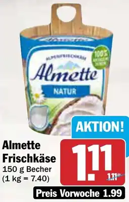 AEZ Almette Frischkäse Angebot