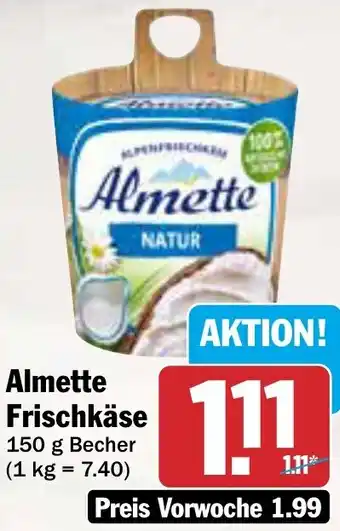 AEZ Almette Frischkäse Angebot
