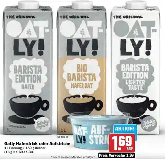 AEZ Oatly Haferdrink oder Aufstriche Angebot