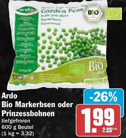 AEZ Ardo Bio Markerbsen oder Prinzessbohnen Angebot