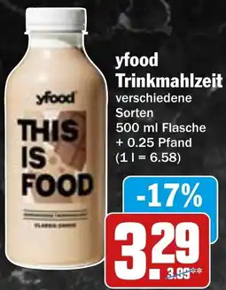 AEZ yfood Trinkmahlzeit Angebot
