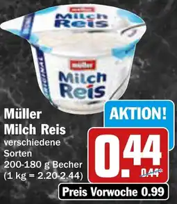AEZ Müller Milch Reis Angebot