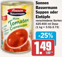 AEZ Sonnen Bassermann Suppen oder Eintöpfe Angebot
