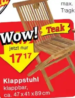 Wiglo Wunderland Klappstuhl Angebot