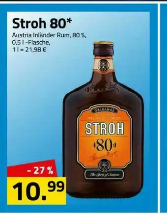 Logo Getränkemarkt Stroh 80 Angebot