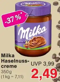 Wiglo Wunderland Milka Haselnusscreme Angebot