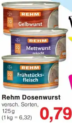 Wiglo Wunderland Rehm Dosenwurst Angebot