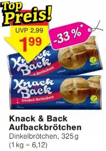 Wiglo Wunderland Knack & Back Aufbackbrötchen Angebot
