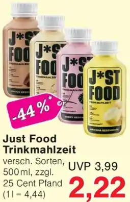 Wiglo Wunderland Just Food Trinkmahlzeit Angebot