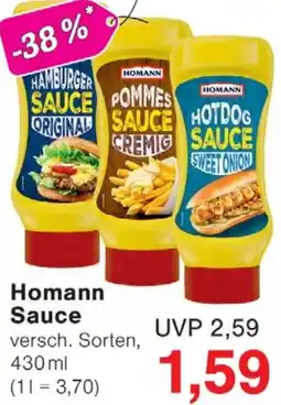 Wiglo Wunderland Homann Sauce Angebot
