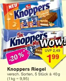 Wiglo Wunderland Knoppers Riegel Angebot